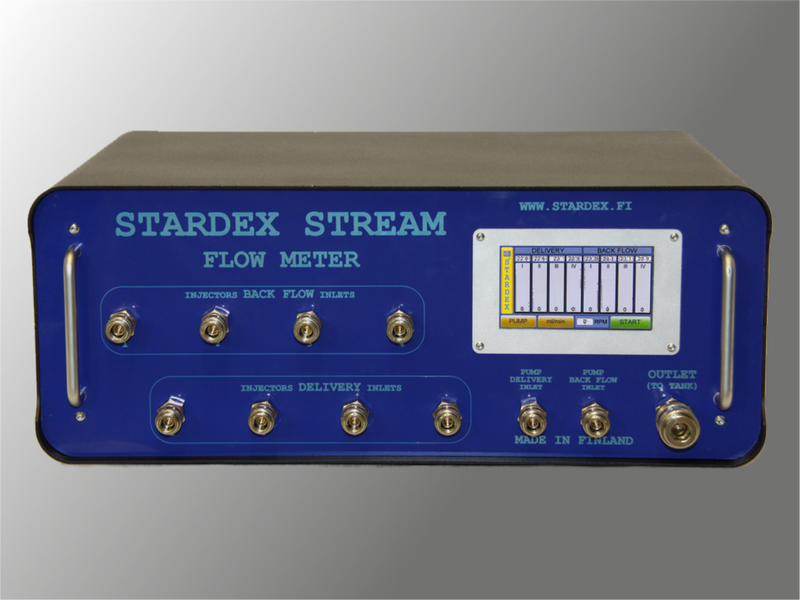 Stardex test equipment for Common Rail diesel systems Stardex Stream Flow Meter